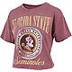 Three Square Women's Florida State University Vintage Wash Boyfriend Falkland Crop Graphic T-shirt                               - view number 1 selected