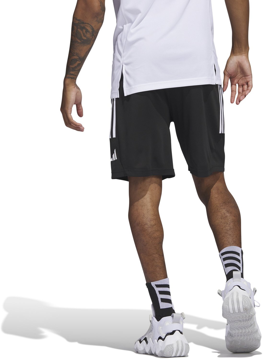 adidas Men's 3-Stripes Shorts 9 in - view number 2