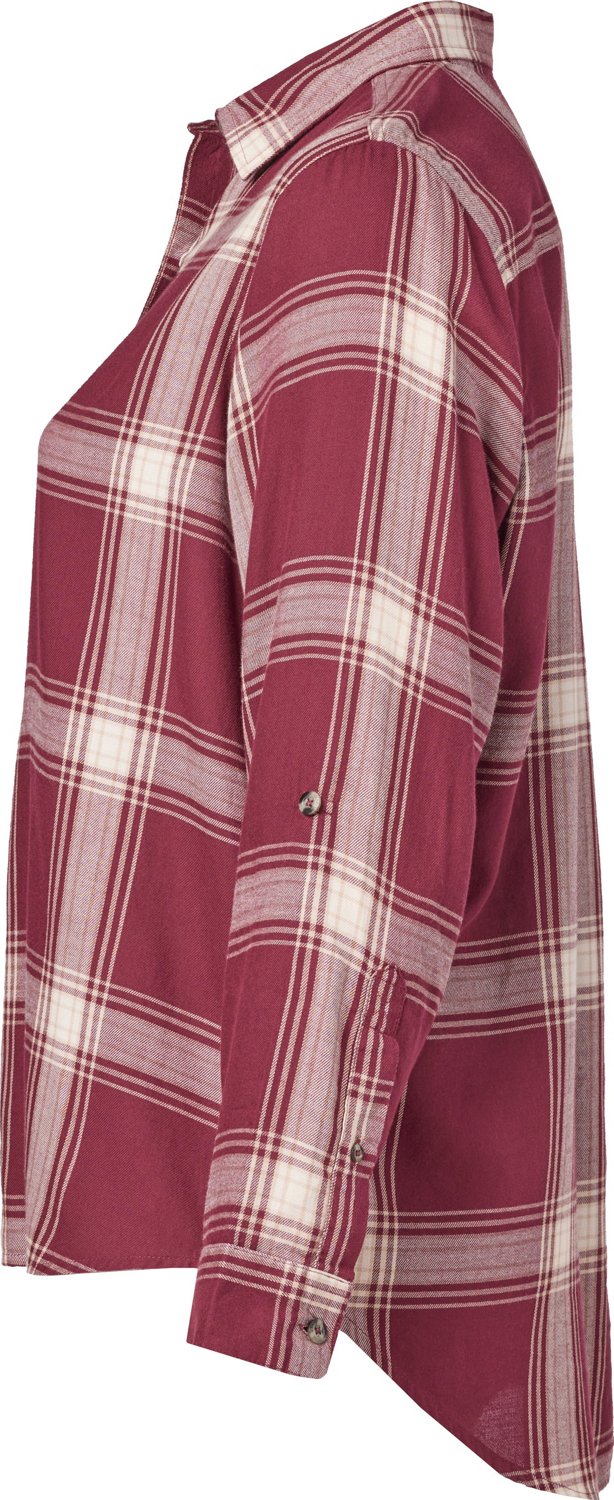 Magellan Women's Willow Creek Plaid Long Sleeve Plus Size Button Down - view number 3