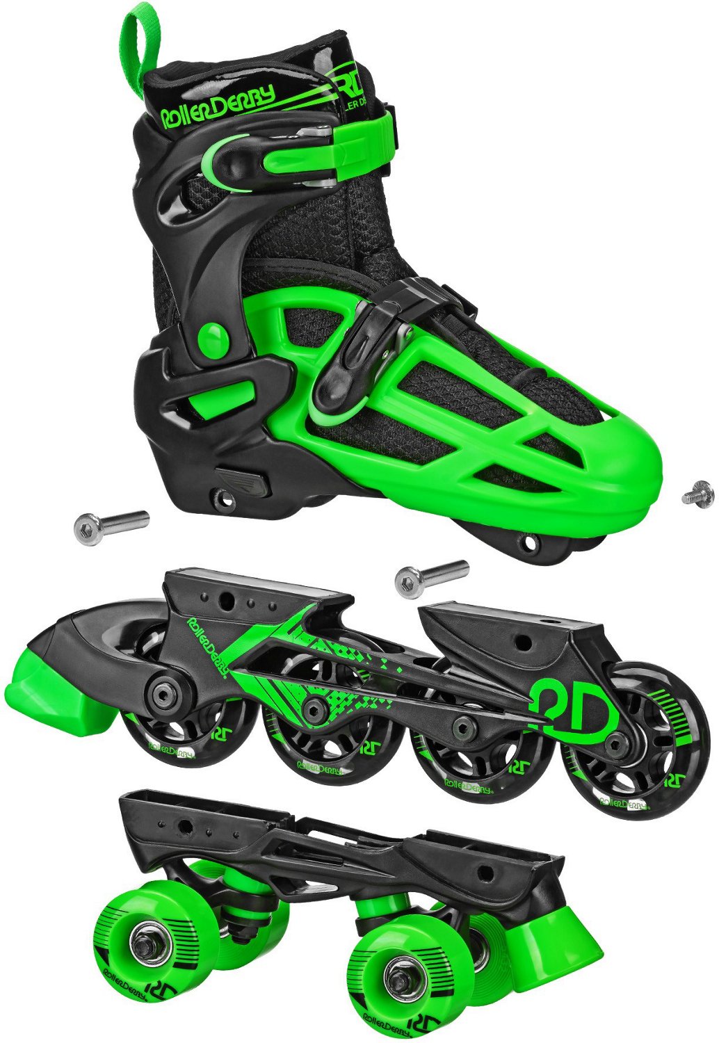 Roller Derby Falcon 2-in-1 Adjustable Quad and Inline Skates Combo - view number 4