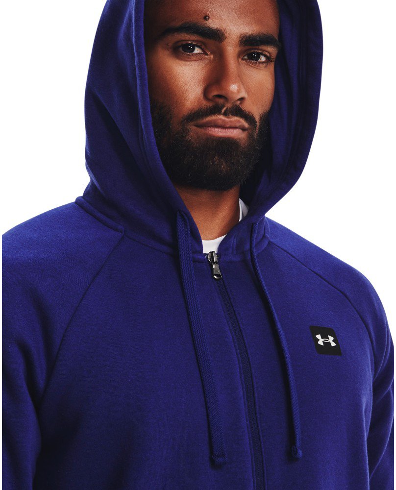 Under Armour Men's Rival Fleece Full Zip Hoodie Academy