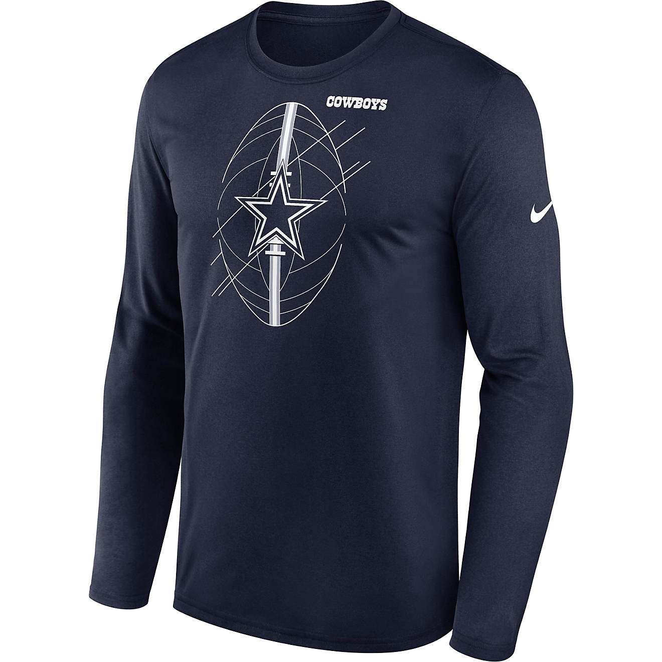Nike Men's Dallas Cowboys Icon Legend Long Sleeve T-shirt | Academy