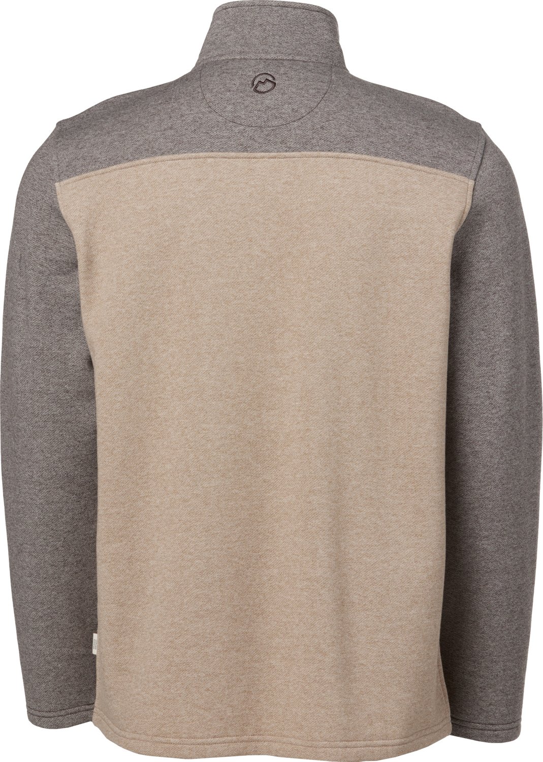 Magellan Outdoors Men's Hickory Canyon Castle Rock/Caviar Color Block 1/4 Zip Fleece Pullover - view number 2
