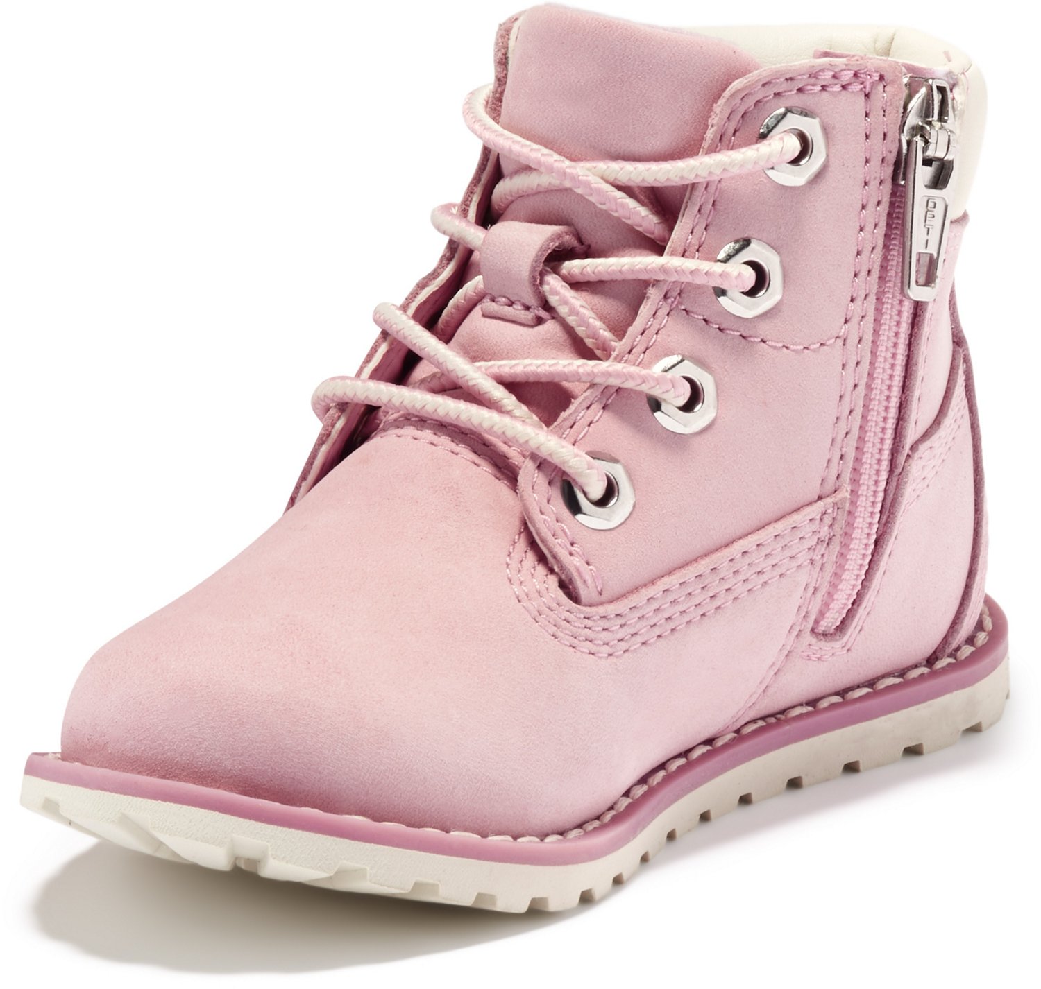 Pink toddler timberland boots best sale