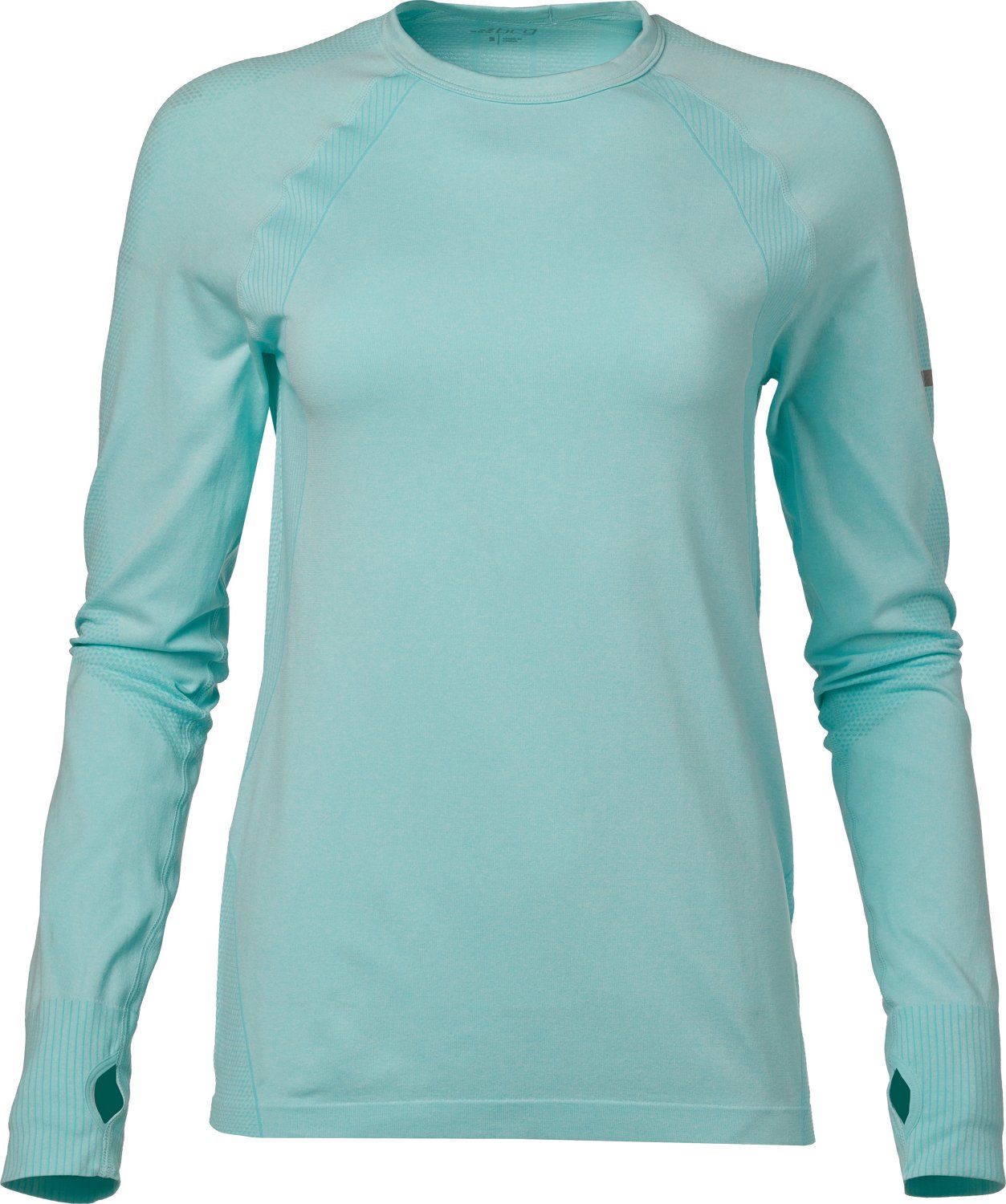 BCG Womens Shirt Large Orange V Neck Long Sleeve Pullover Athletic