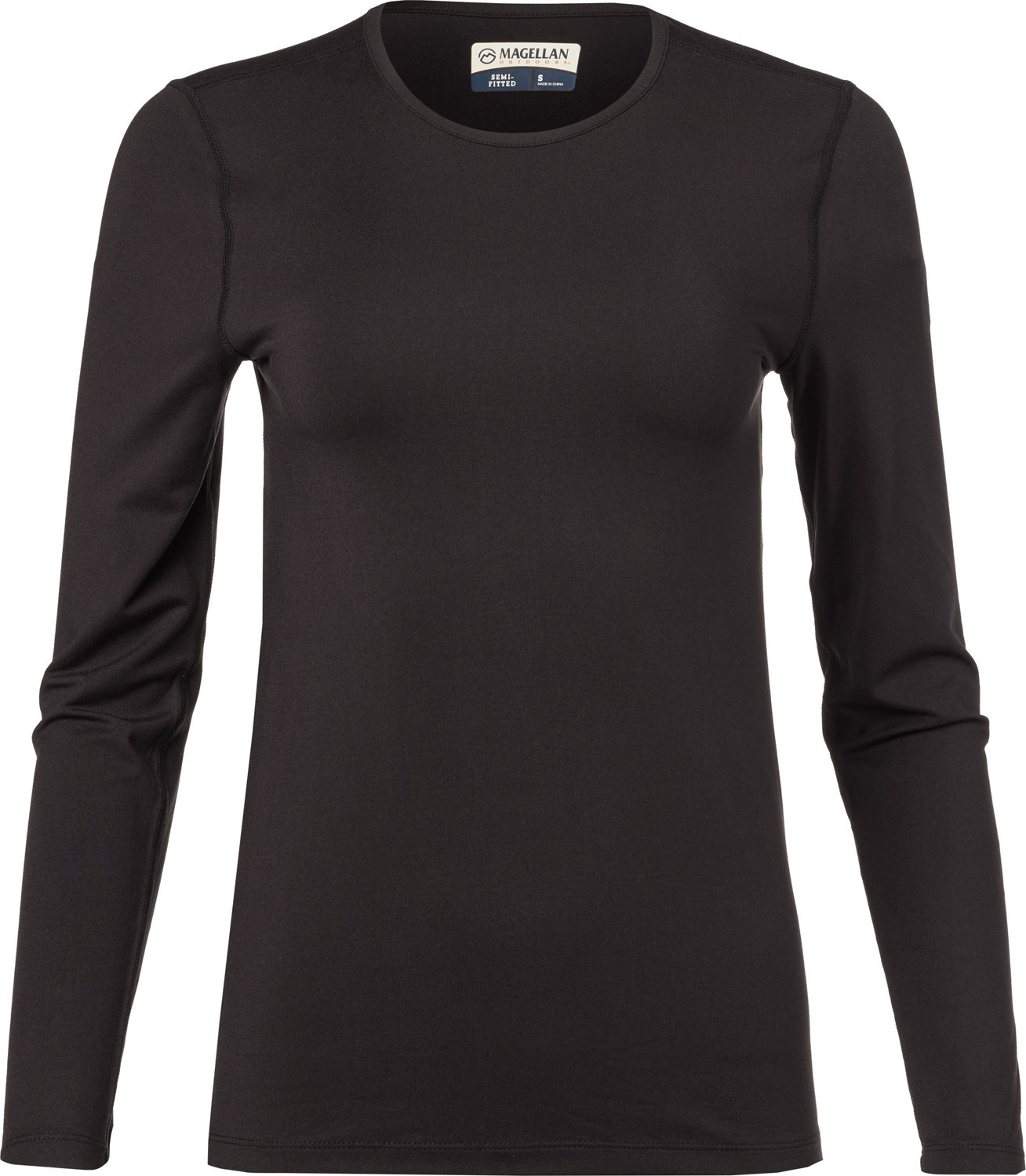 Magellan Outdoors Women’s Thermal Stretch Crew Baselayer Top | Academy