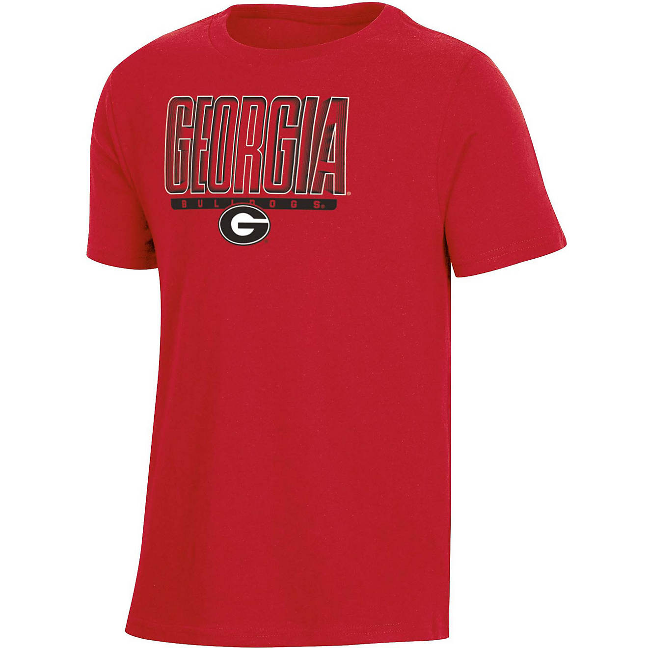 Champion Boys' University of Georgia Team Spirit Short Sleeve T-shirt ...