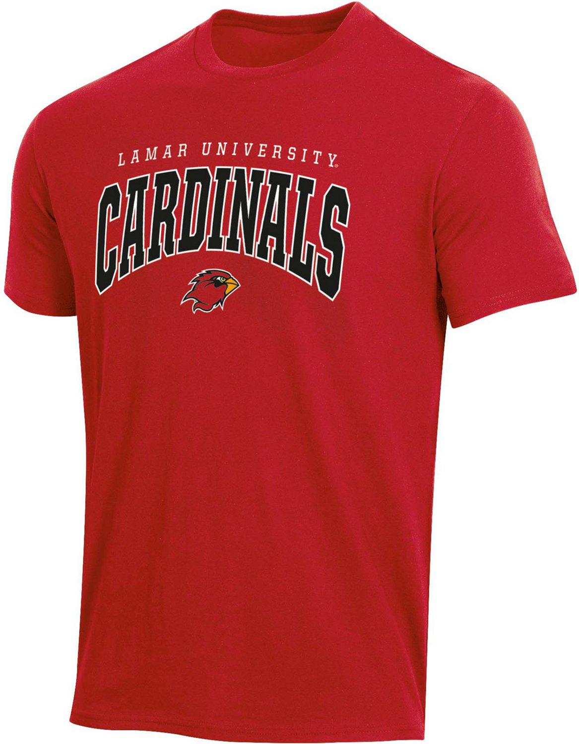 Champion Men's Lamar University Mascot Arch Tshirt Academy