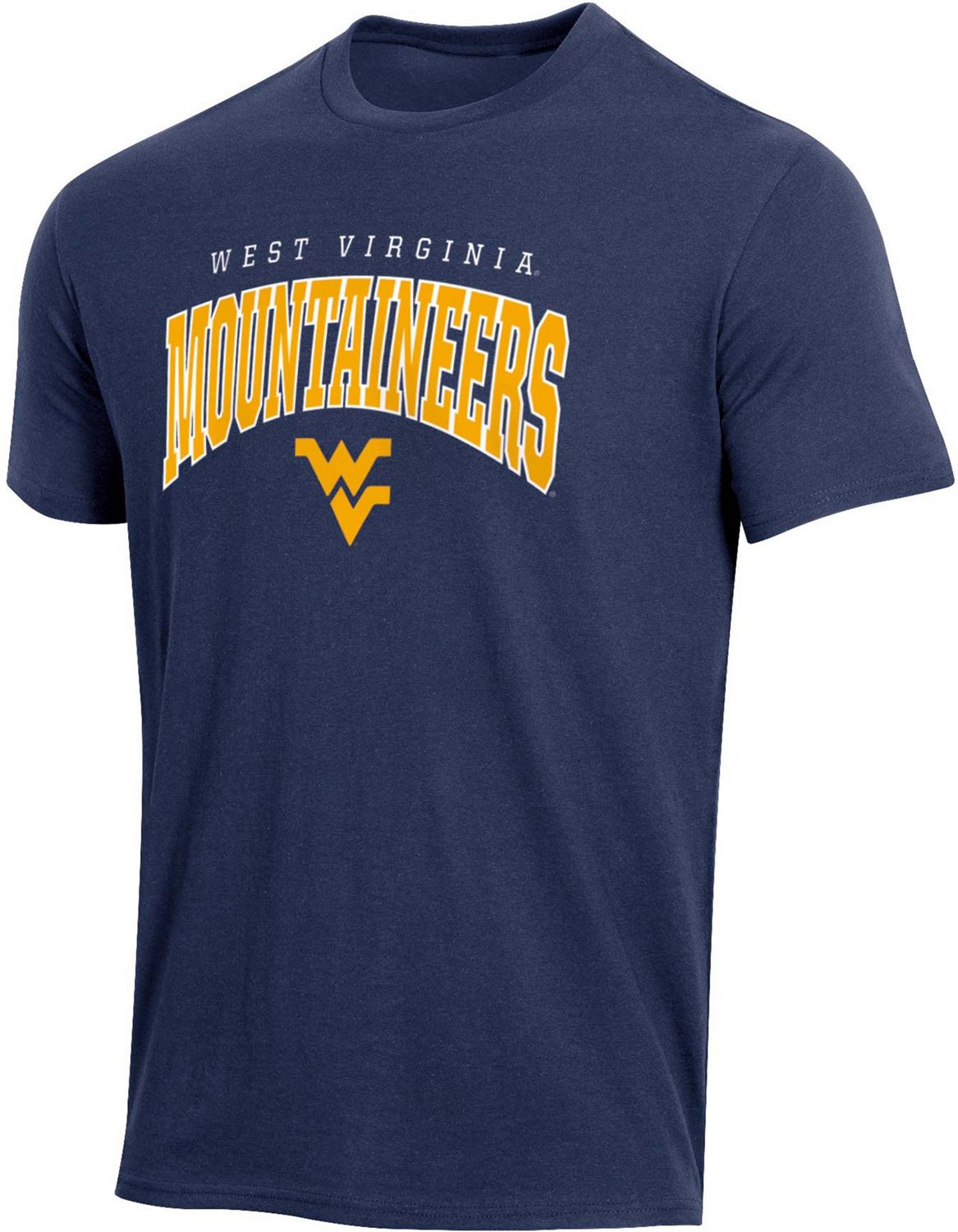 Champion Men's West Virginia University Mascot Arch T-shirt | Academy