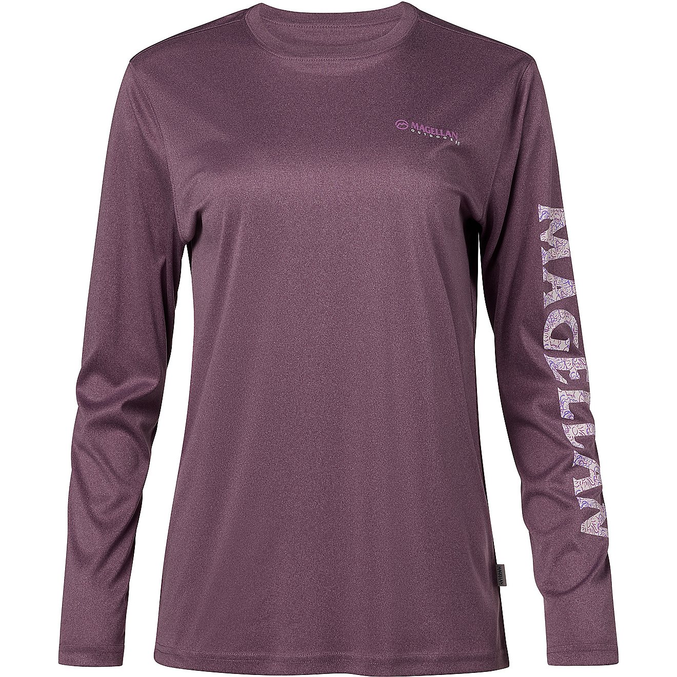 Magellan Outdoors Women's Caddo Lake Logo Crew Long Sleeve T-shirt                                                               - view number 1
