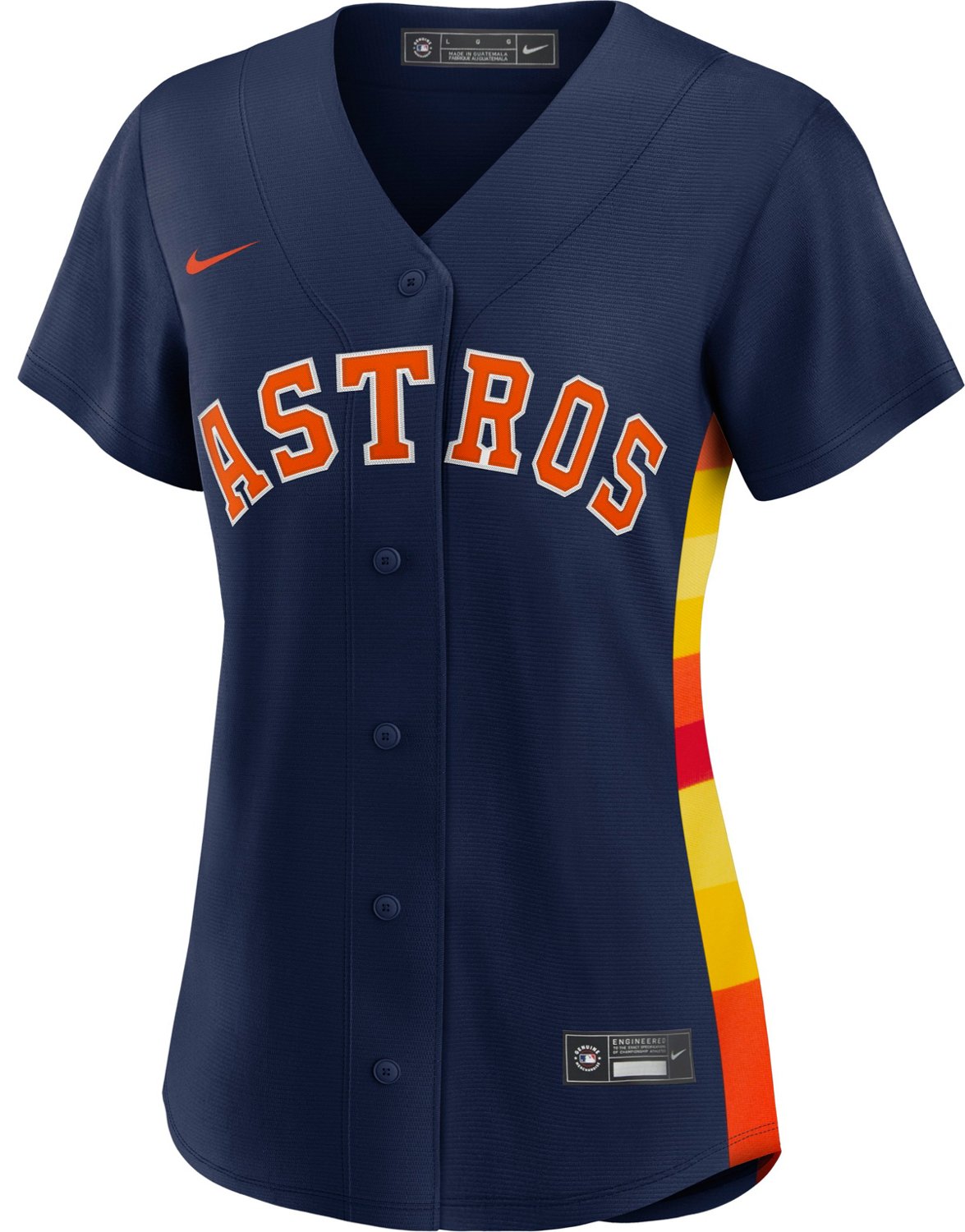 Nike Women's Houston Astros Pena Official Alternate 2 Replica Jersey ...