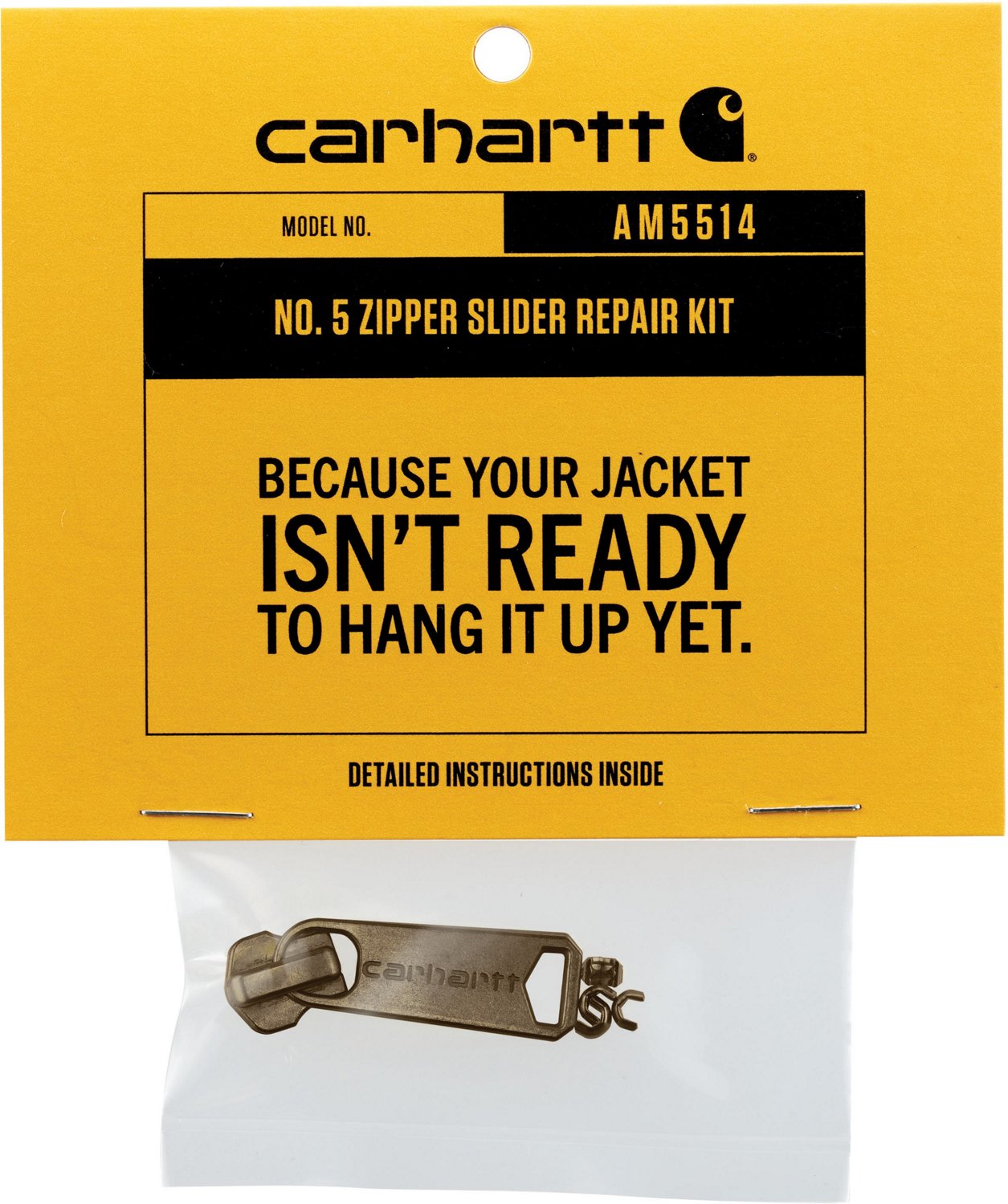 Carhartt Men's No 5 Zipper Slider Repair Kit - view number 2