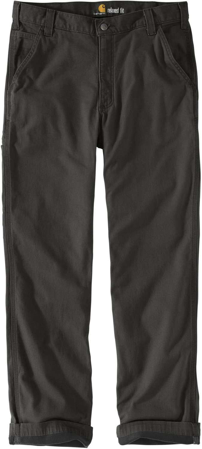 Carhartt Men's Rugged Flex Rigby Dungaree Knit Lined Pants                                                                       - view number 1