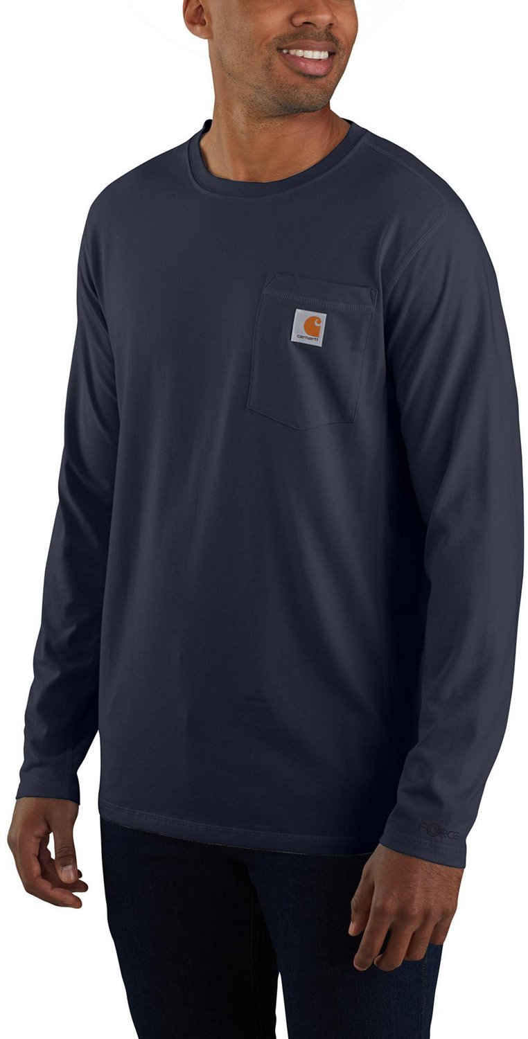 Carhartt Men's Relaxed Fit Midweight Pocket Long Sleeve T-shirt - view number 1