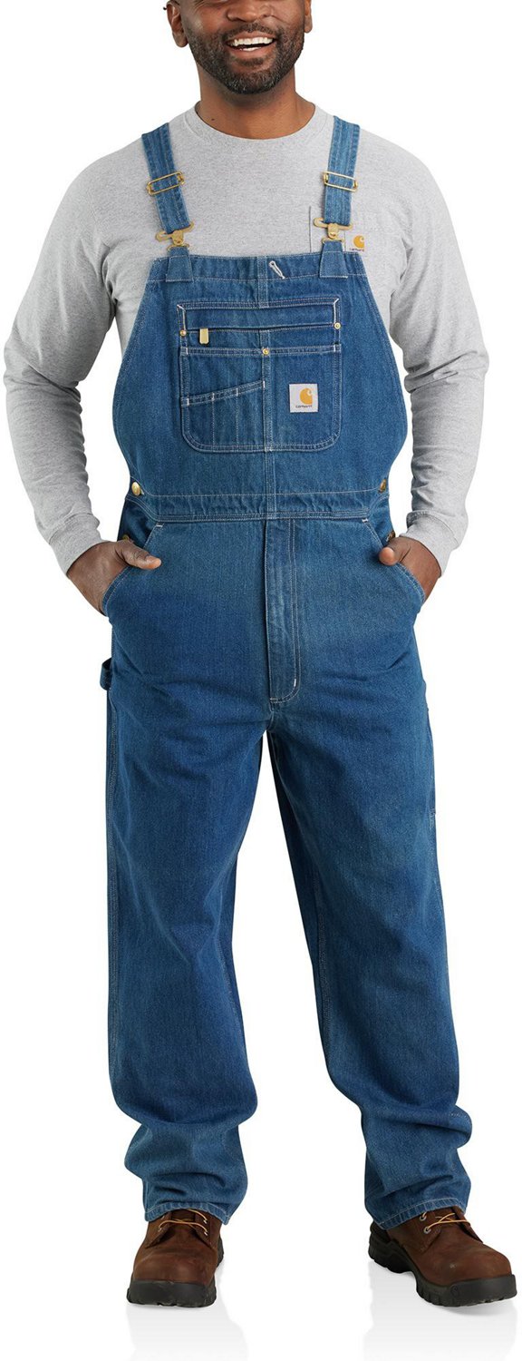 Carhartt Men's Loose Fit Denim Bib Overalls | Academy