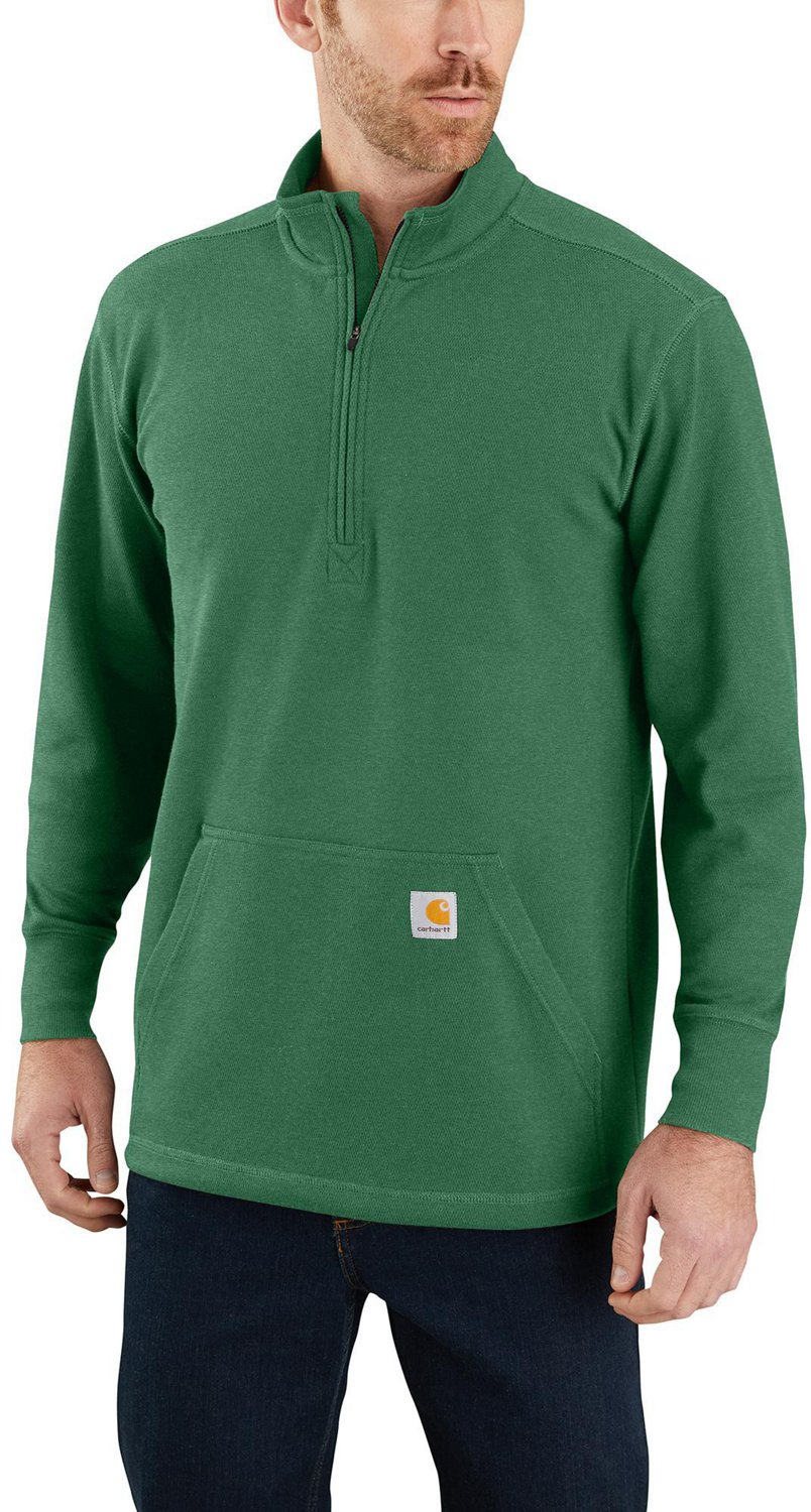 Carhartt Men's Relaxed Fit Heavyweight Thermal Long Sleeve 1/2 Zip Shirt