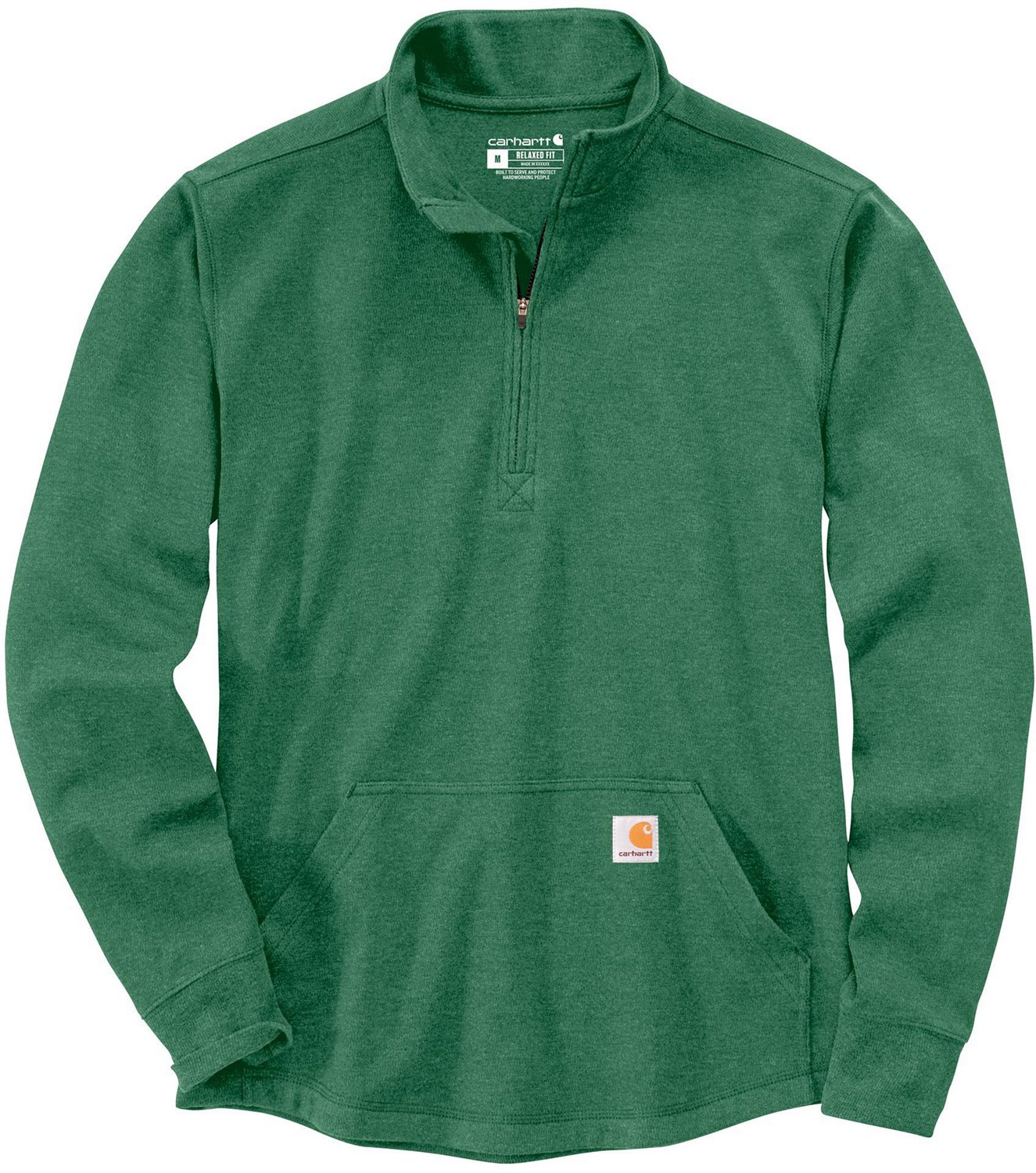 Carhartt Men's Relaxed Fit Heavyweight Thermal Long Sleeve 1/2 Zip Shirt - view number 2