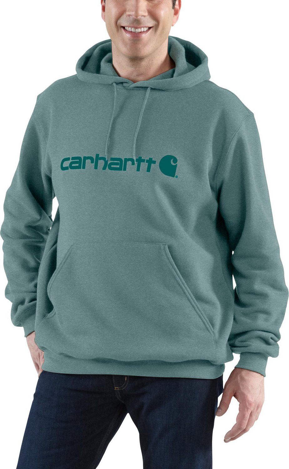 Carhartt Men's Loose Fit Midweight Logo Graphic Sweatshirt | Academy