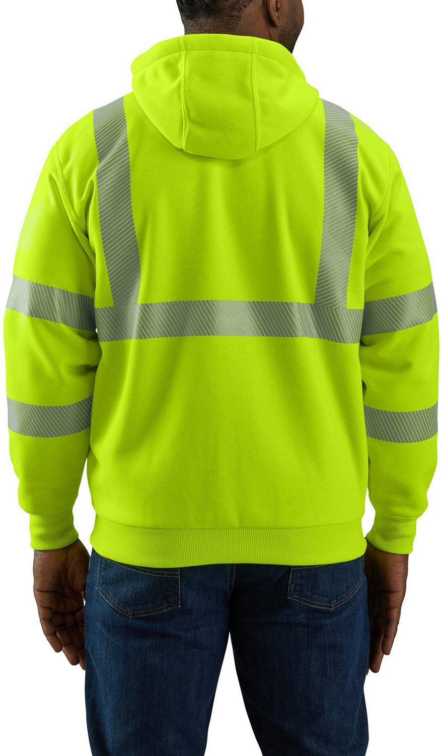 Carhartt Men's High-Visibility Midweight Thermal-Lined Full-Zip Hoodie                                                           - view number 2