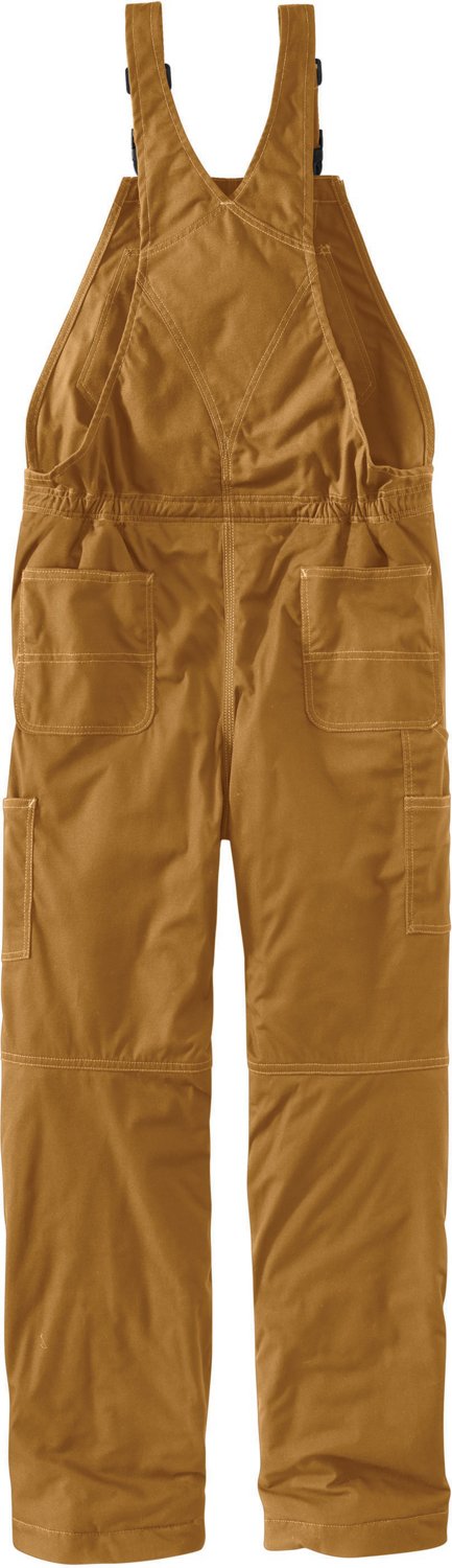 Carhartt Men's Fire-Resistant Quick Duck Lined Bib Overalls - view number 2