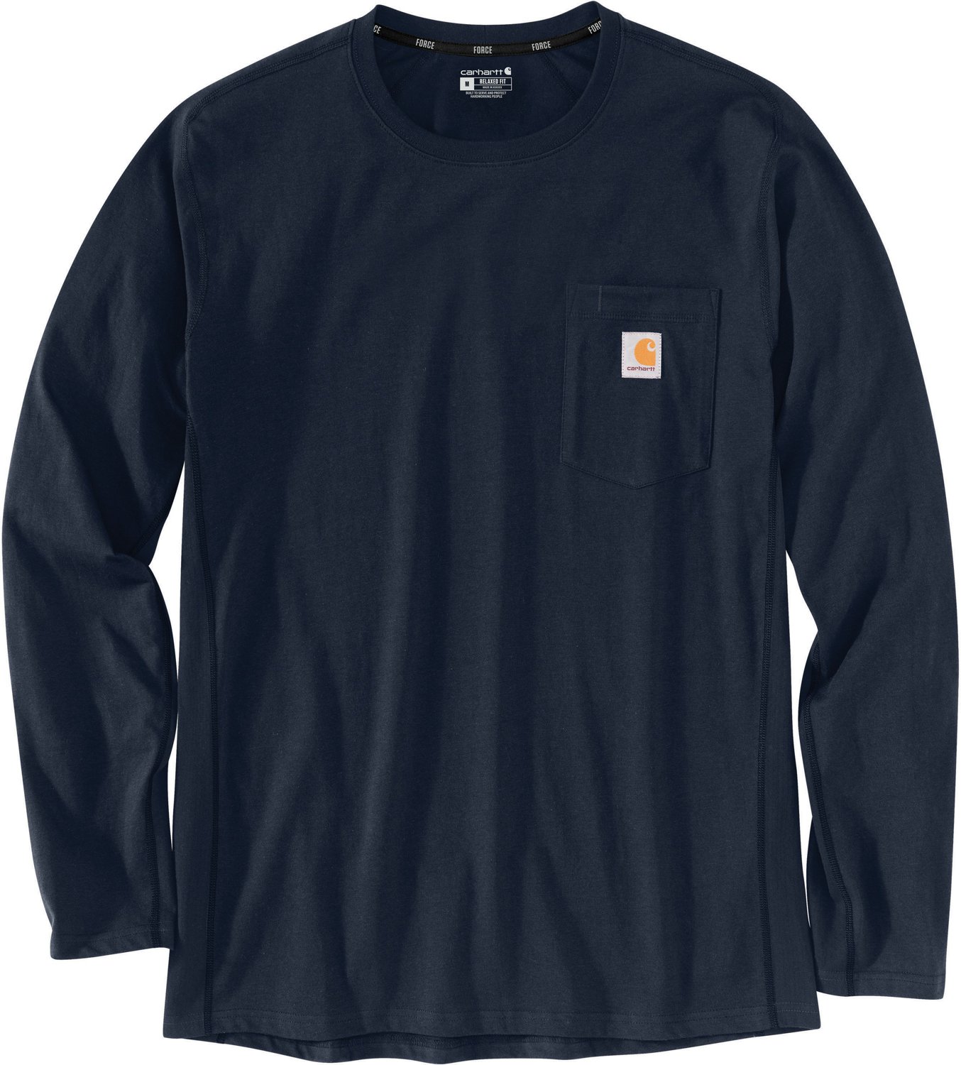 Carhartt Men's Relaxed Fit Midweight Pocket Long Sleeve T-shirt - view number 2