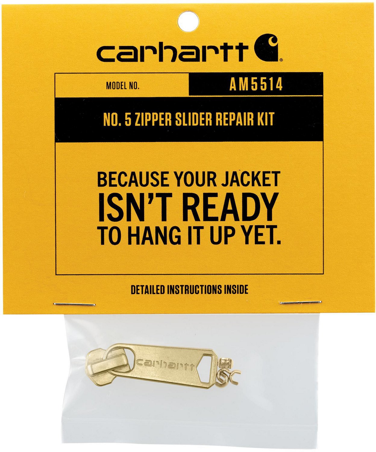 Carhartt Men's No 5 Zipper Slider Repair Kit - view number 2
