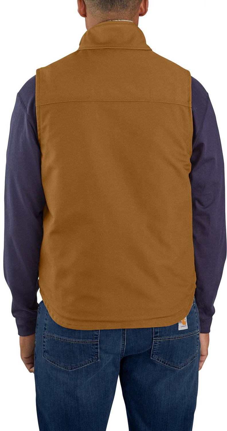 Carhartt Men's Flame Resistant Duck Sherpa Lined Vest - view number 2