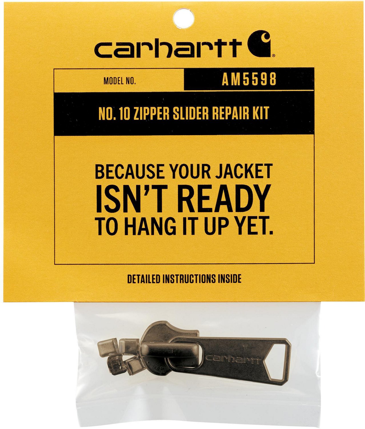 Carhartt Men's No 10 Zipper Slider Repair Kit - view number 2