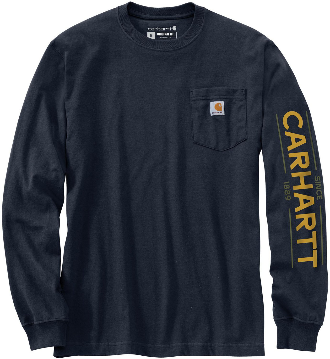 Carhartt Men's Loose Fit Heavyweight Dog Graphic Long Sleeve Shirt ...