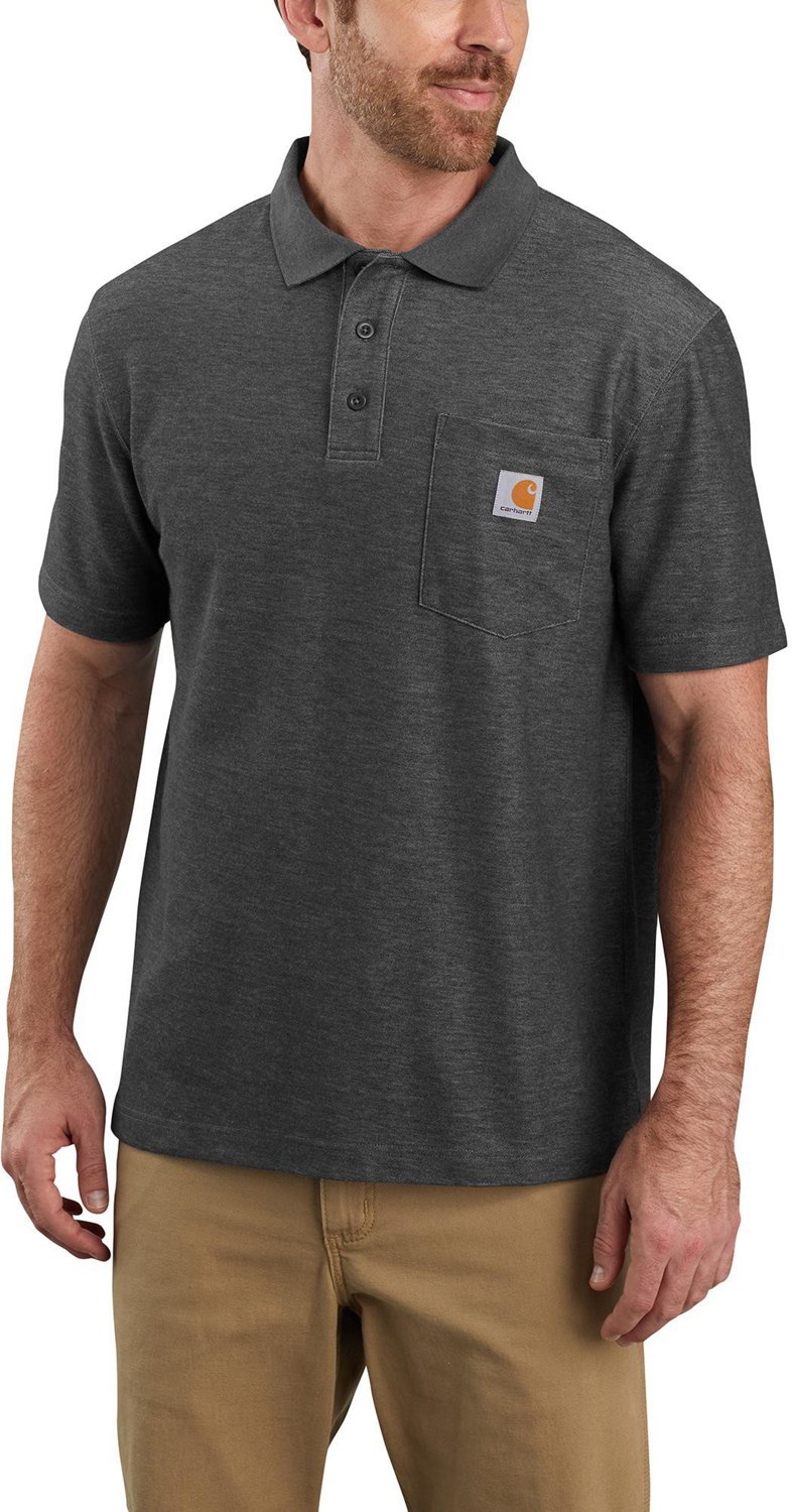 Carhartt Men's Contractor's Work Pocket Blended PiquÃ© Polo Shirt