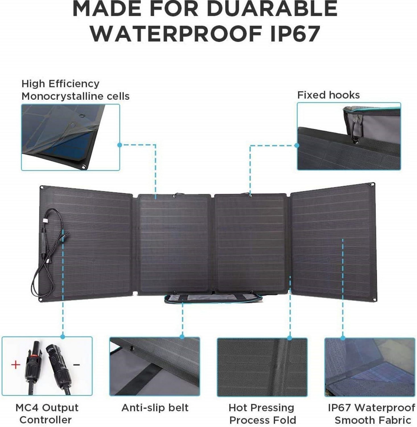 EcoFlow Wave2 Personal Cooler with Extra Battery and 110W Solar Panel                                                            - view number 2