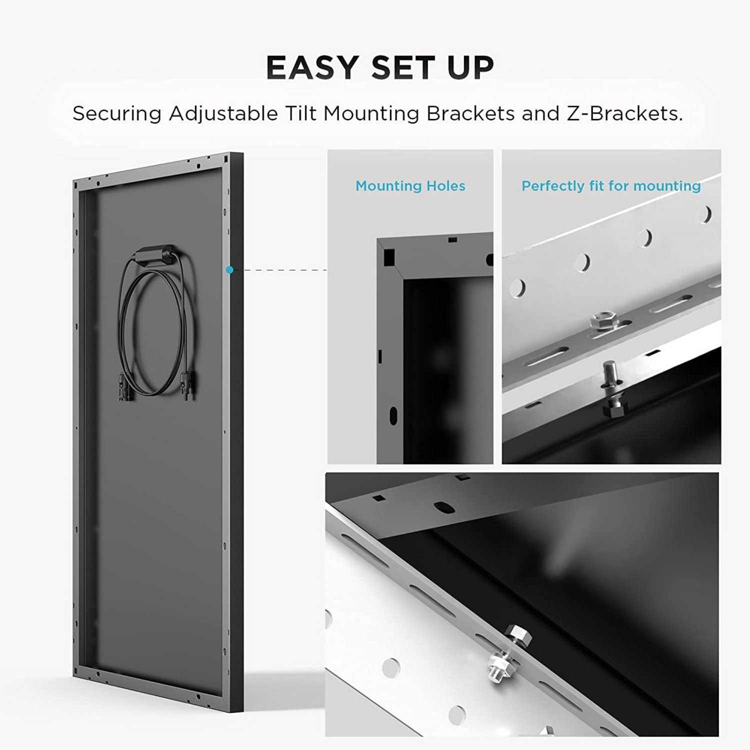 EcoFlow 100W Rigid Solar Panel - view number 3