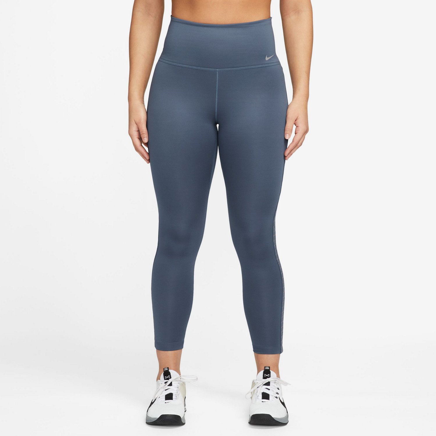 Nike Training One Grx Dri-Fit Mid Rise 7/8 Leggings In Blue-Grey, DM7272-058