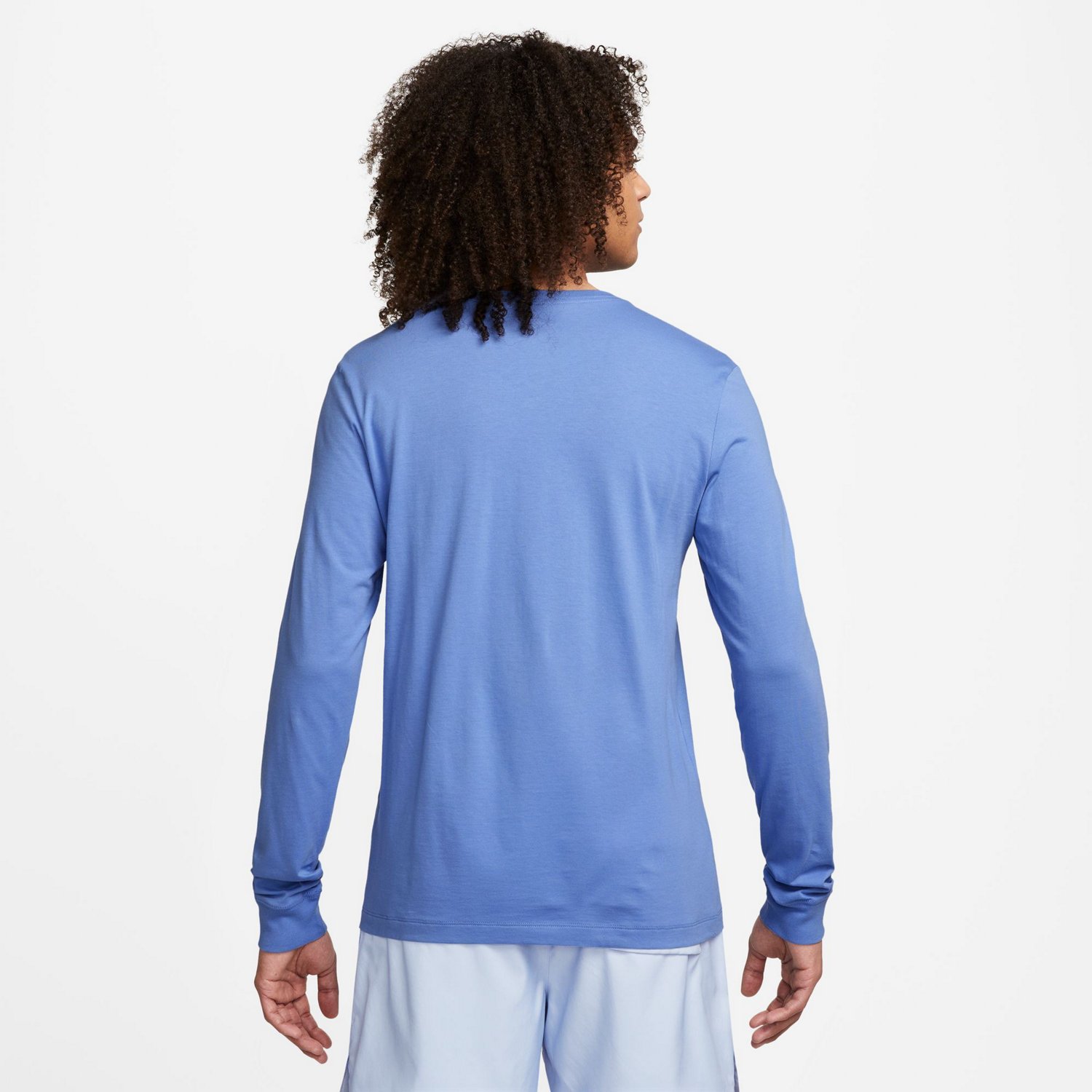 Nike Men's Sportswear Fran Icon Swoosh Long Sleeve Shirt - view number 2