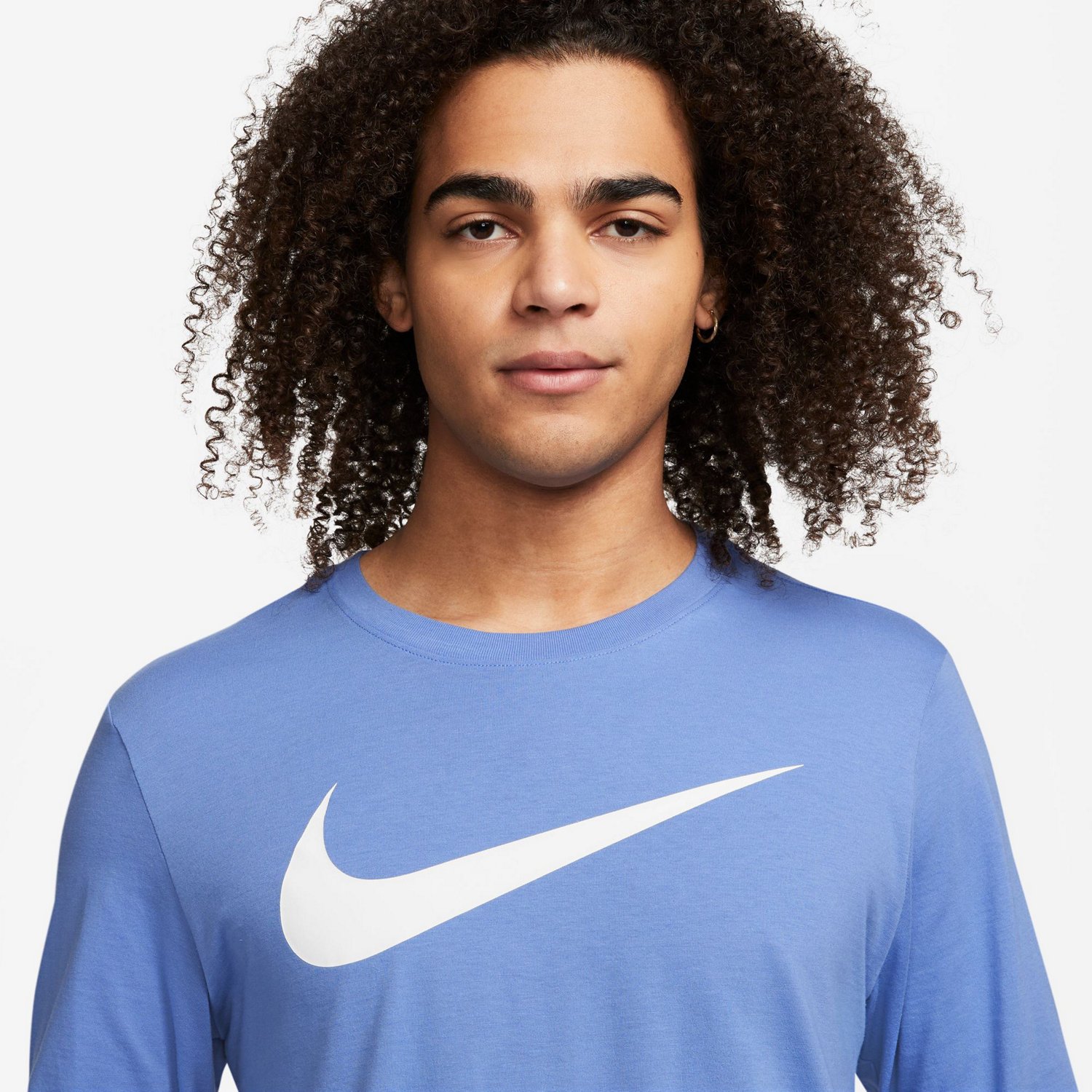 Nike Men's Sportswear Fran Icon Swoosh Long Sleeve Shirt - view number 3