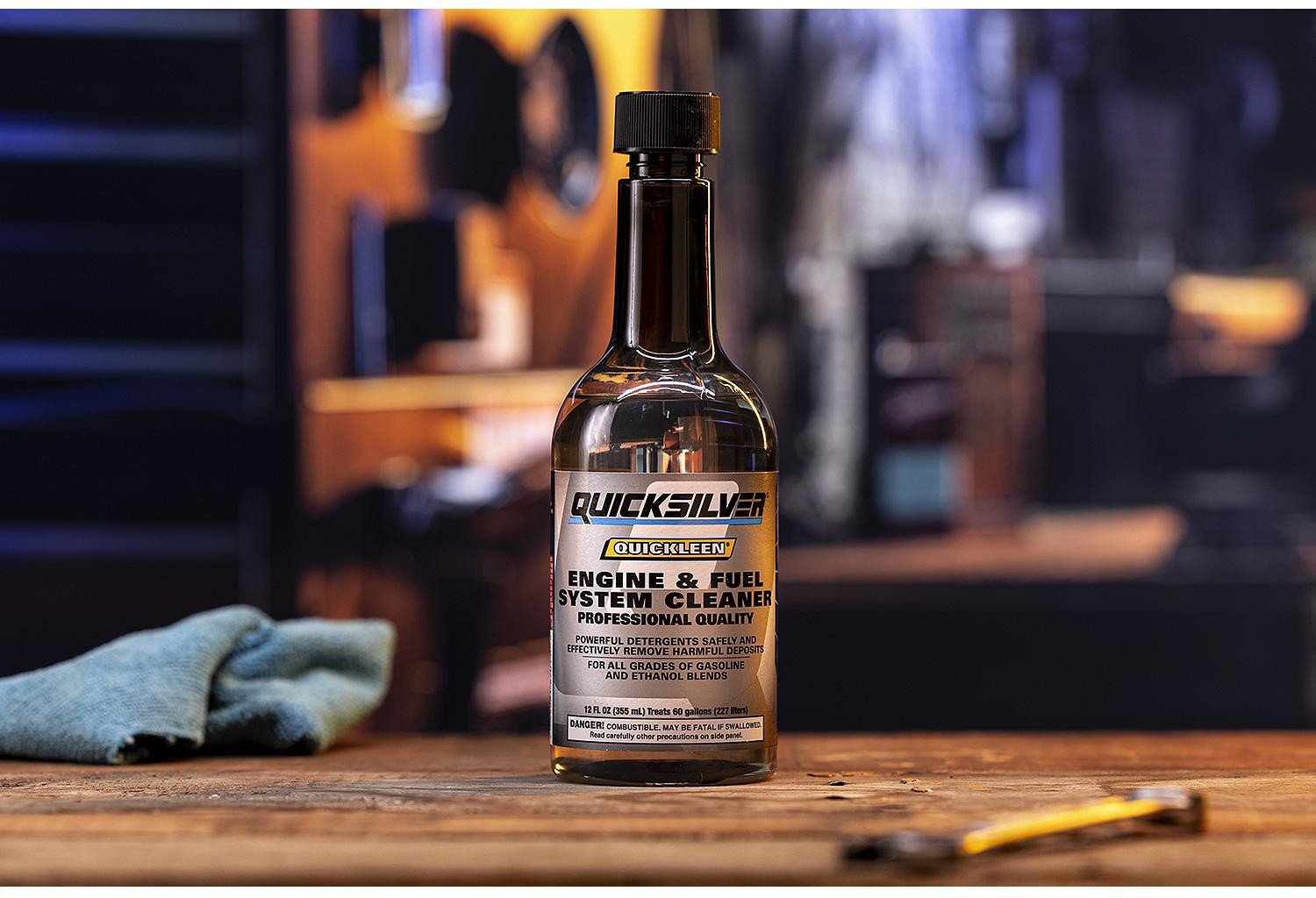 Quicksilver 12 oz Quickleen Engine and Fuel System Cleaner                                                                       - view number 4