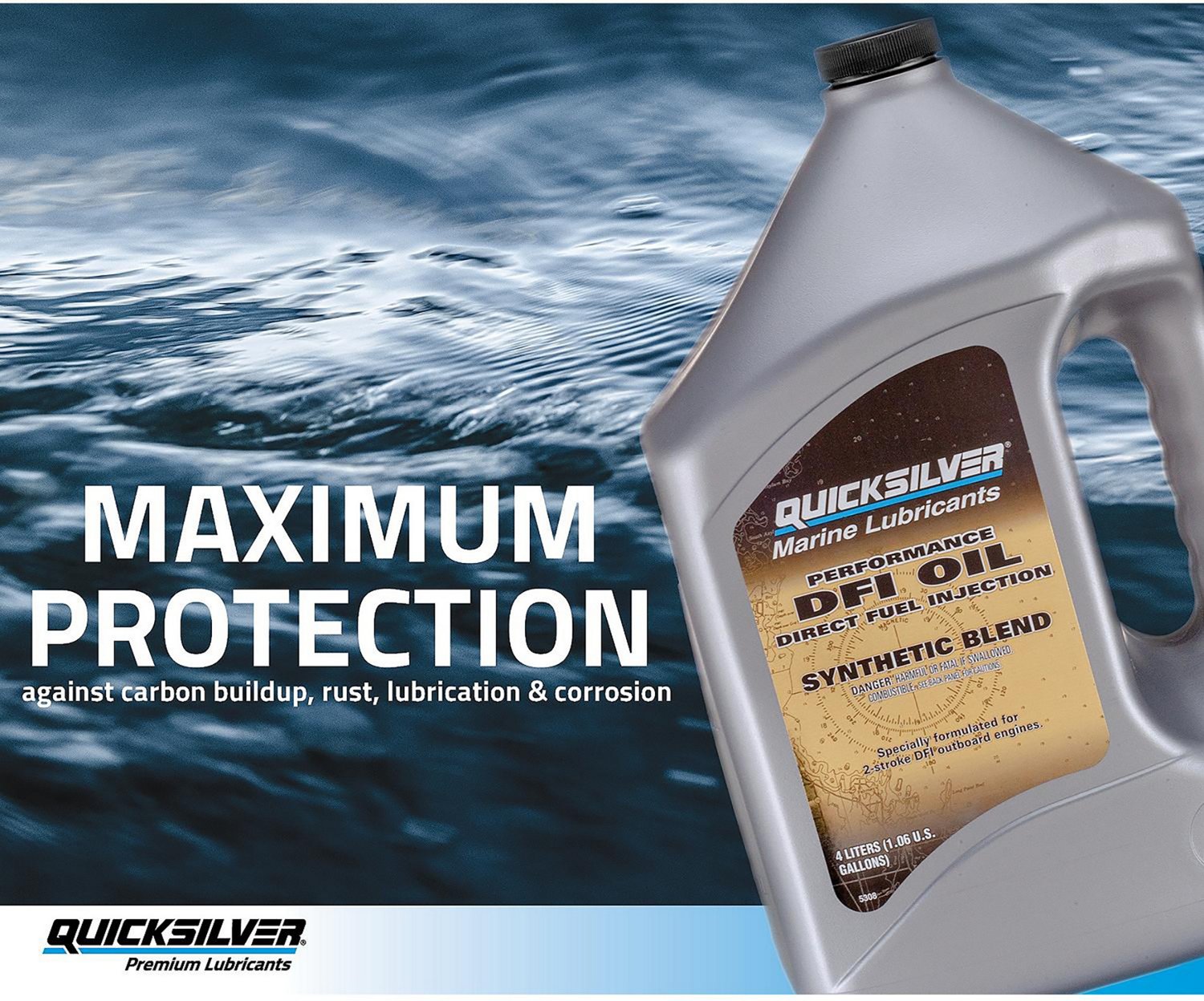Quicksilver 1 gal Direct Injection Engine Oil                                                                                    - view number 3