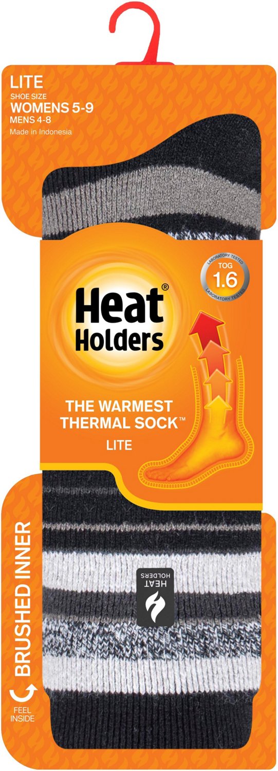 Heat Holders Peony Multistripe Crew Socks