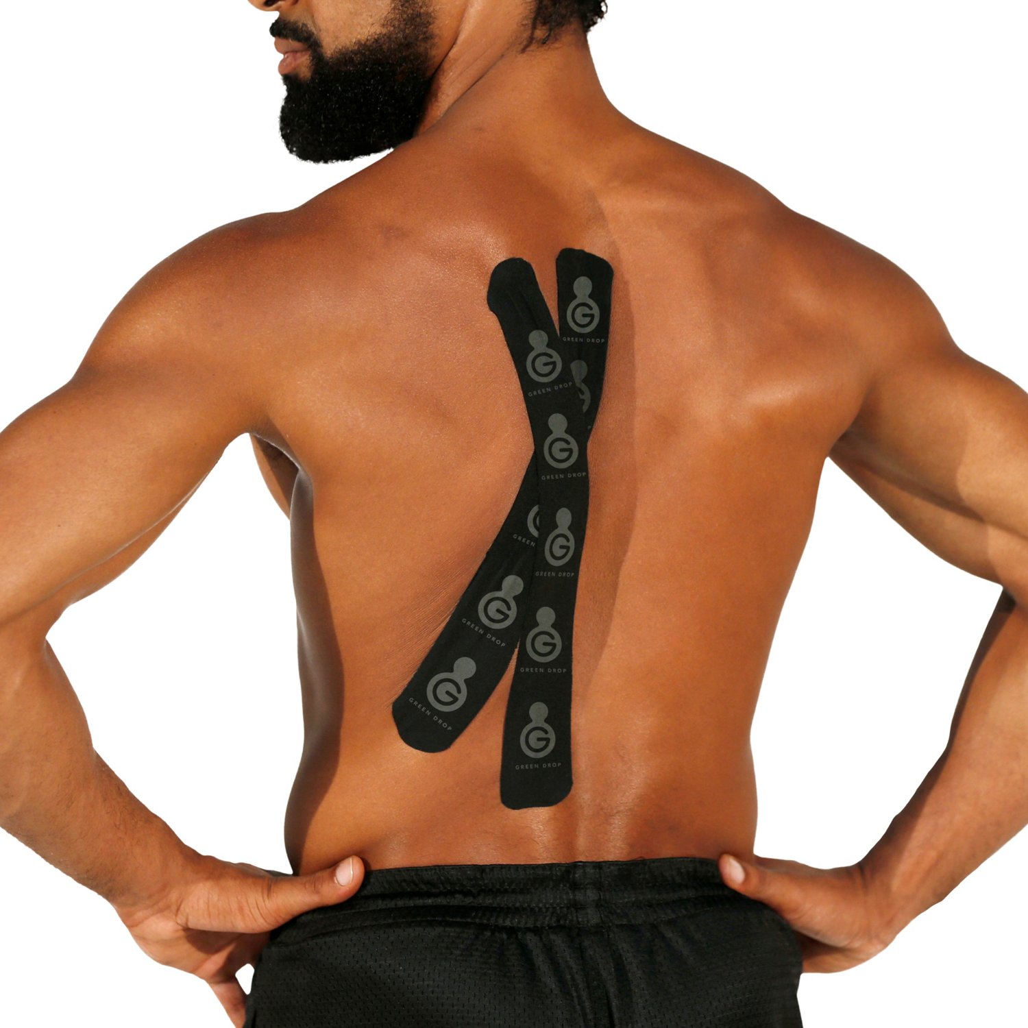 Green Drop 10 in Infused Recovery Kinesiology Tape                                                                               - view number 6