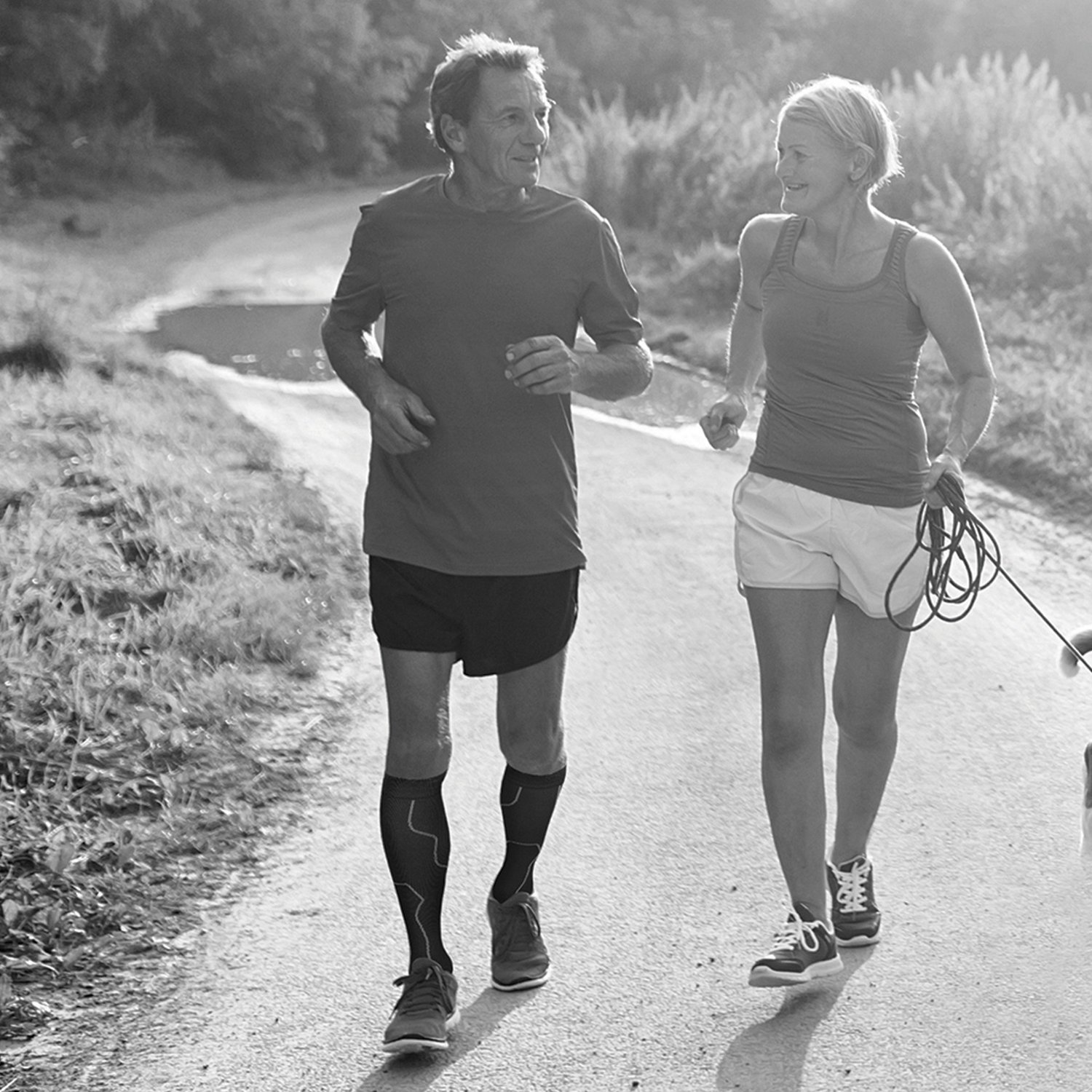 Green Drop Compression Socks