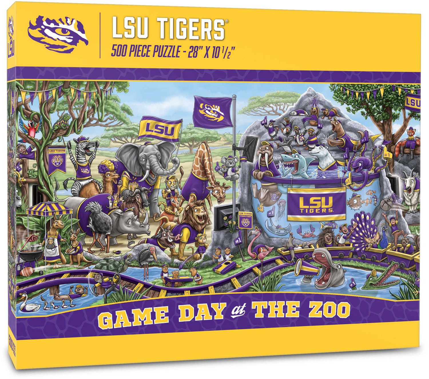 YouTheFan Louisiana State University Game Day At The Zoo 500Piece