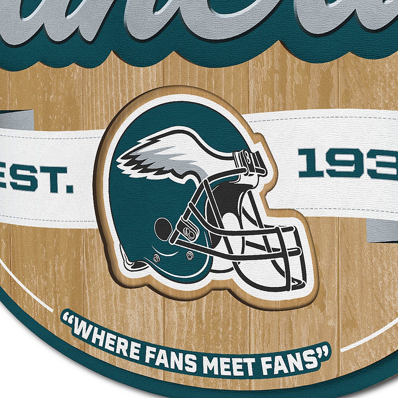 YouTheFan Philadelphia Eagles Fan Cave Sign                                                                                      - view number 3