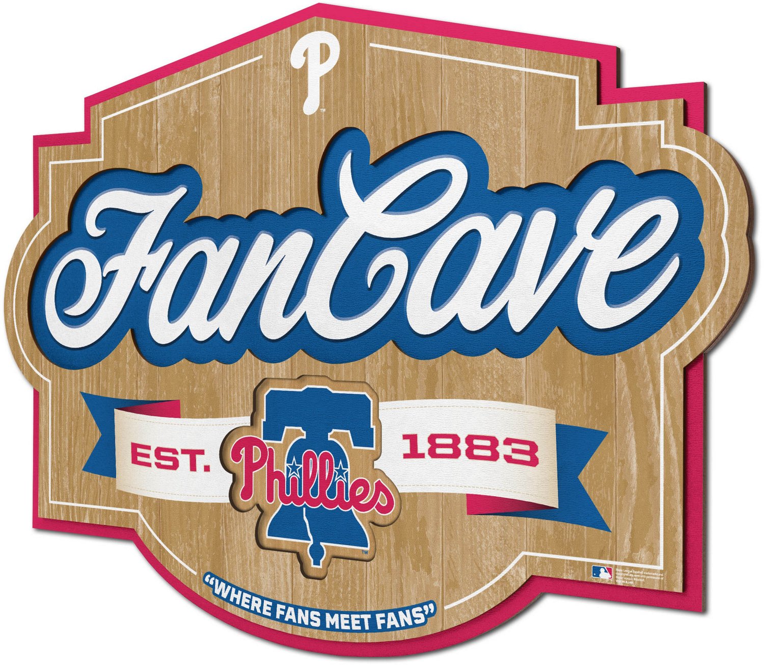 YouTheFan Philadelphia Phillies Fan Cave Sign