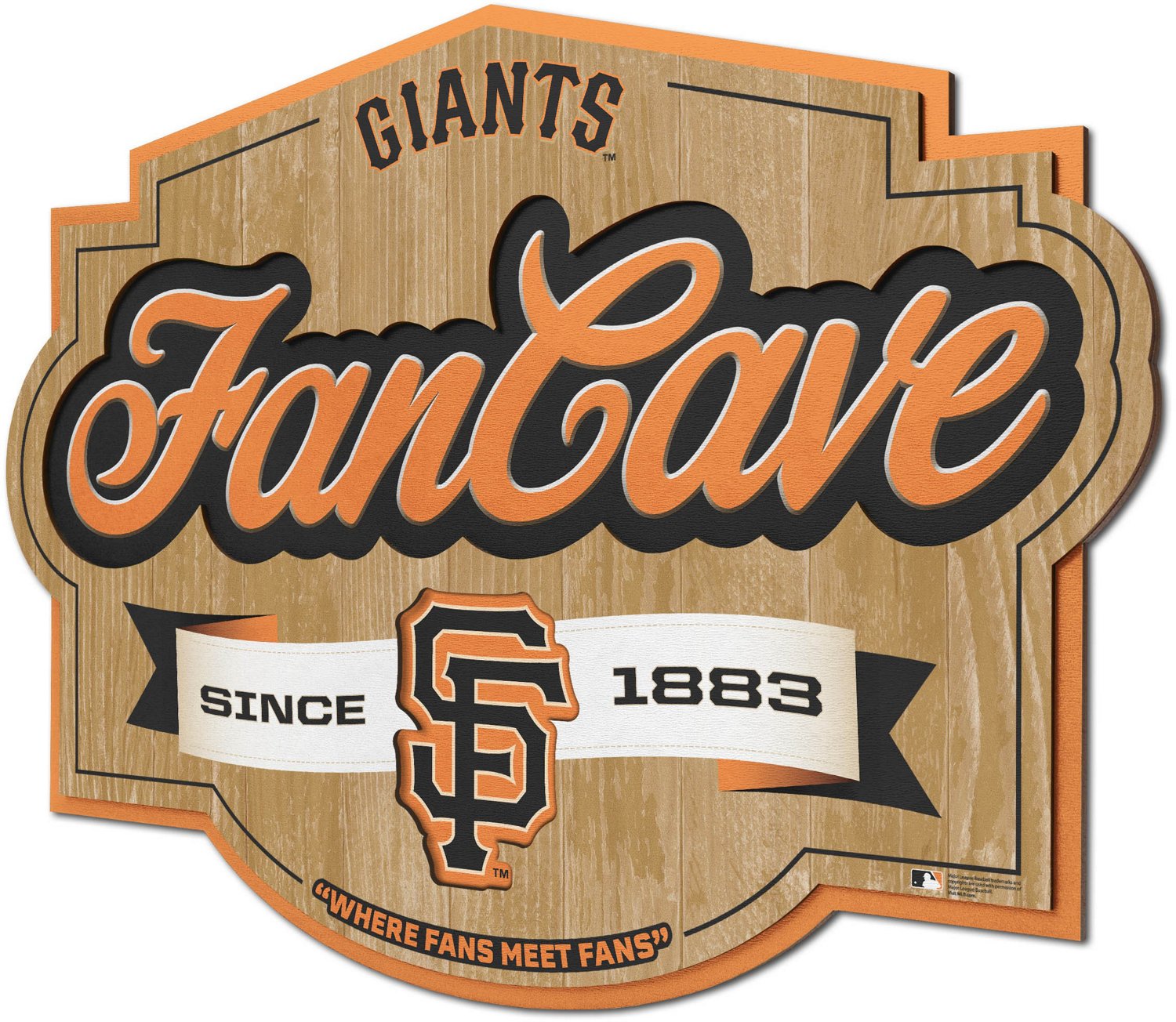 YouTheFan San Francisco Giants Fan Cave Sign