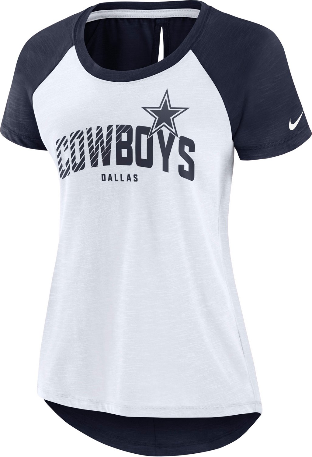 Nike Women's Dallas Cowboys Team Name Fashion Short Sleeve T-shirt