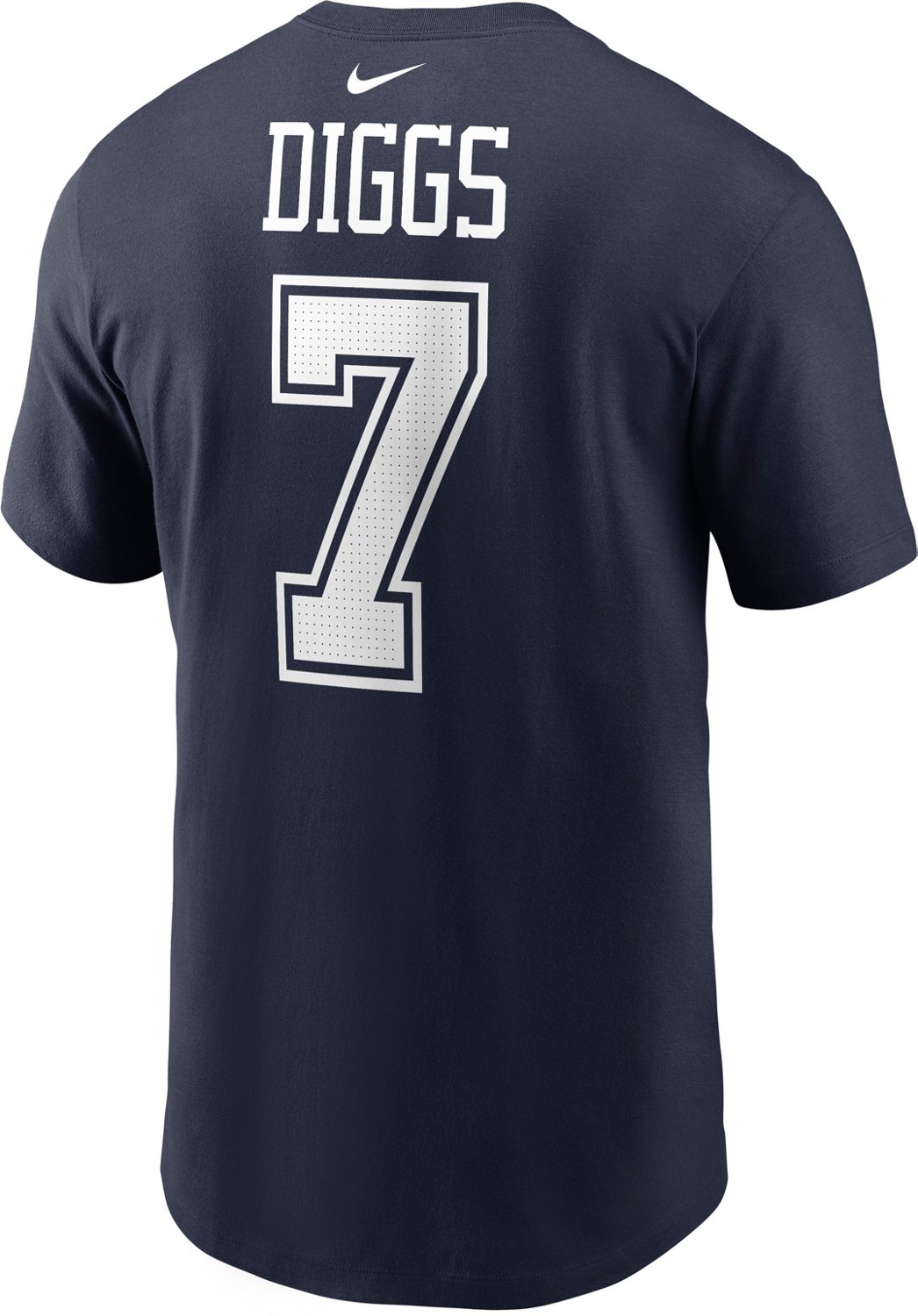 Nike Men's Dallas Cowboys Trevon Diggs #7 Logo Black T-Shirt