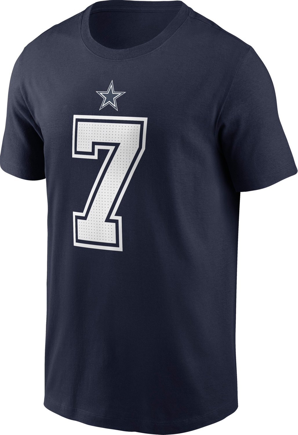 Nike / Men's Dallas Cowboys Trevon Diggs #7 Logo Black T-Shirt