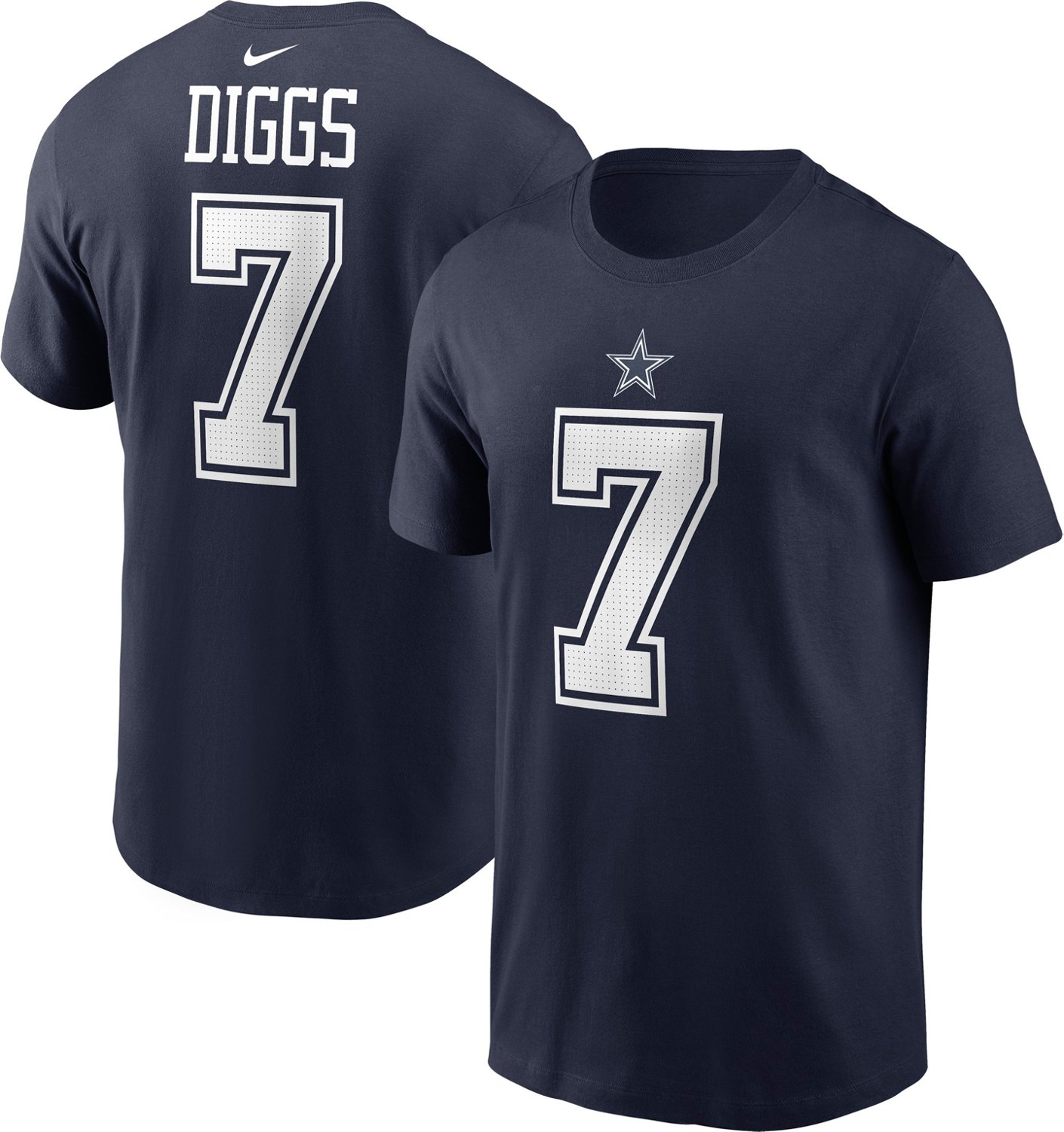 Nike Men's Dallas Cowboys Trevon Diggs #7 N&N Short Sleeve T-shirt - view number 3