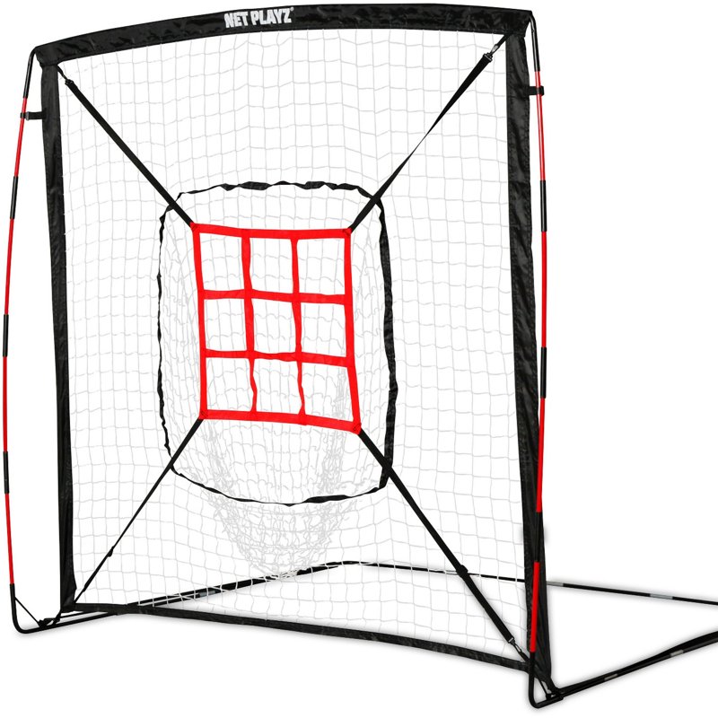 NetPlayz 5 ft x 5 ft Baseball Hitting/Pitching Net Black - Baseball/Softball Accessories at Academy Sports