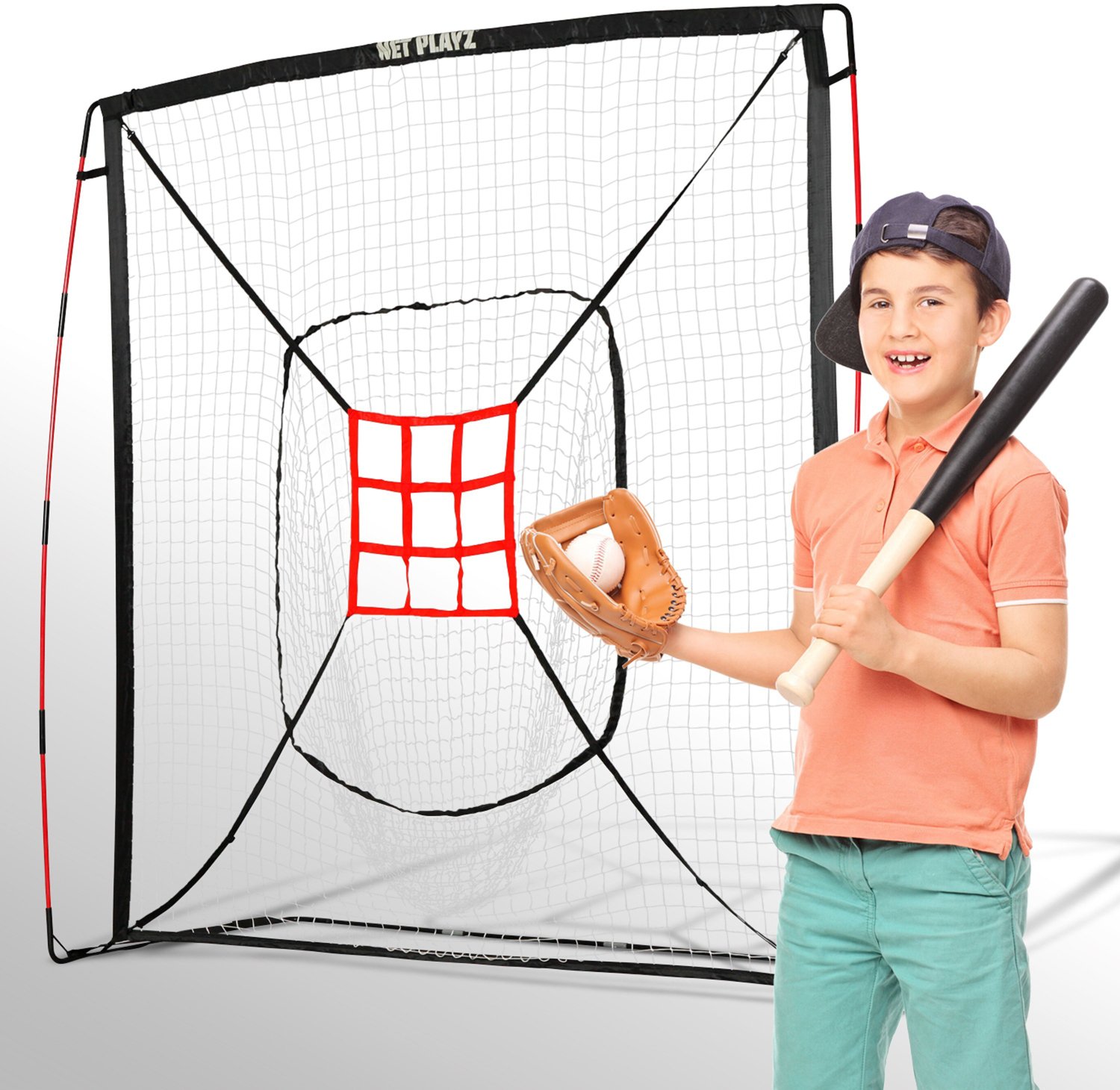 NetPlayz 7 ft x 7 ft Baseball Hitting/Pitching Net - view number 2
